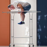 stainless steel clothing rack